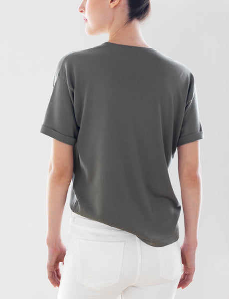Luxo Knit T Round Neck - Army
