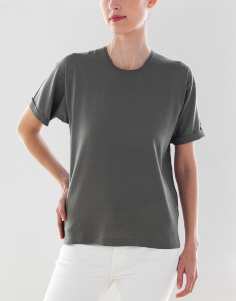 Luxo Knit T Round Neck - Army