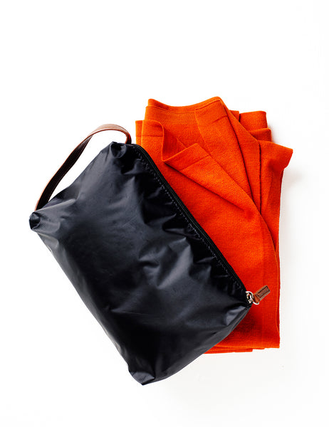 Australian Superfine Merino Wrap Pouch - Persimmon
