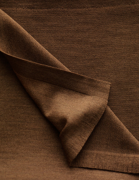 Australian Superfine Merino Wrap Colour - Caramel