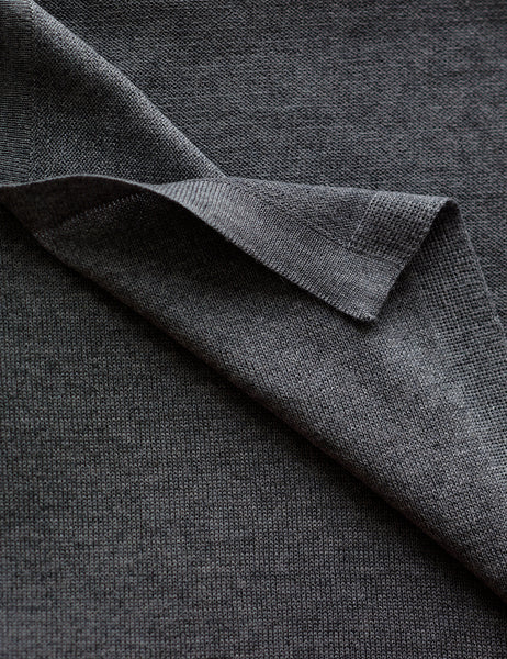 Australian Superfine Merino Wrap - Light Charcoal