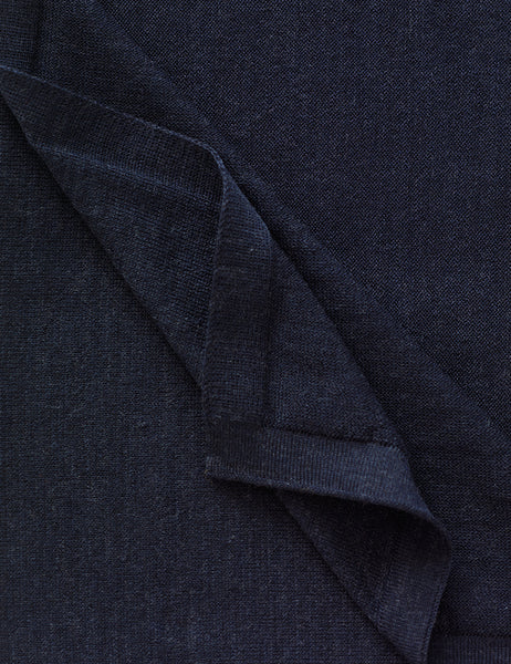 Australian Superfine Merino Wrap Colour - Navy Marle