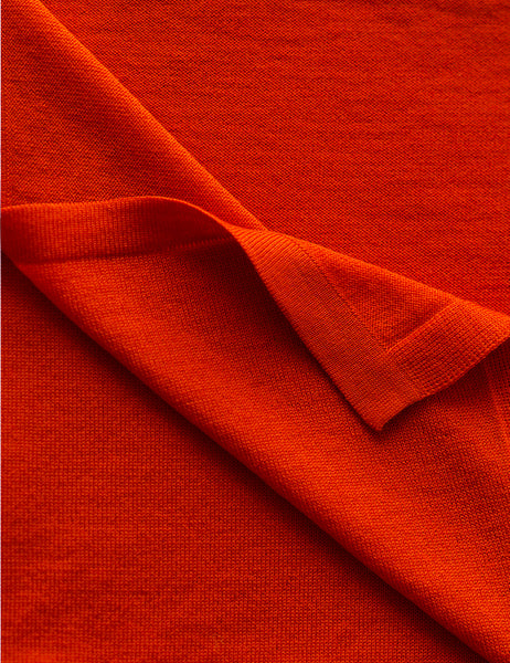 Australian Superfine Merino Wrap Colour - Persimmon