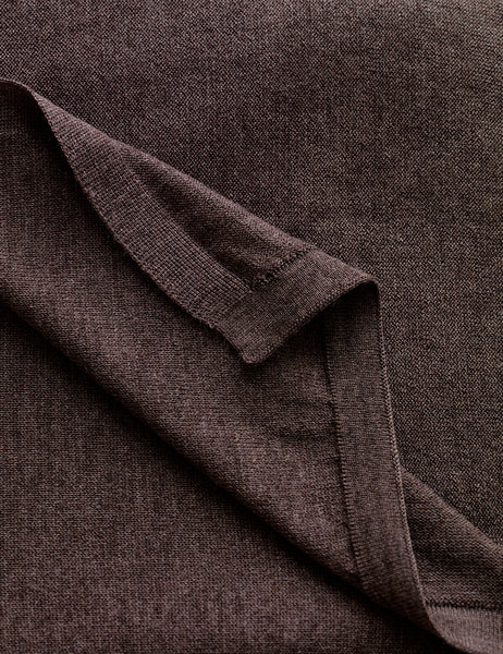 Australian Superfine Merino Wrap - Tobacco