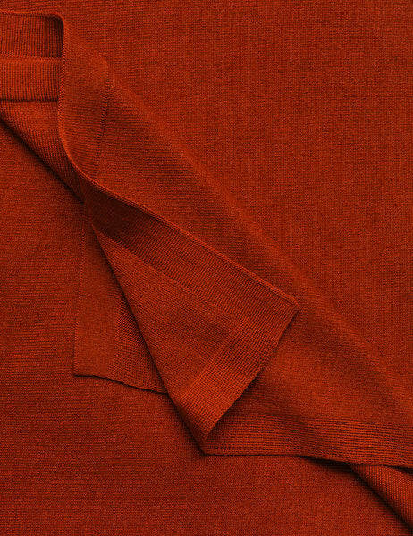 Australian Superfine Merino Wrap Colour - Sepia Red