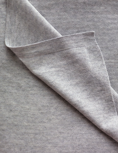 Australian Superfine Merino Wrap Colour - Silver Grey