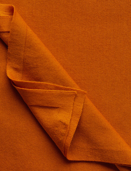 Australian Superfine Merino Wrap Colour - Tangerine